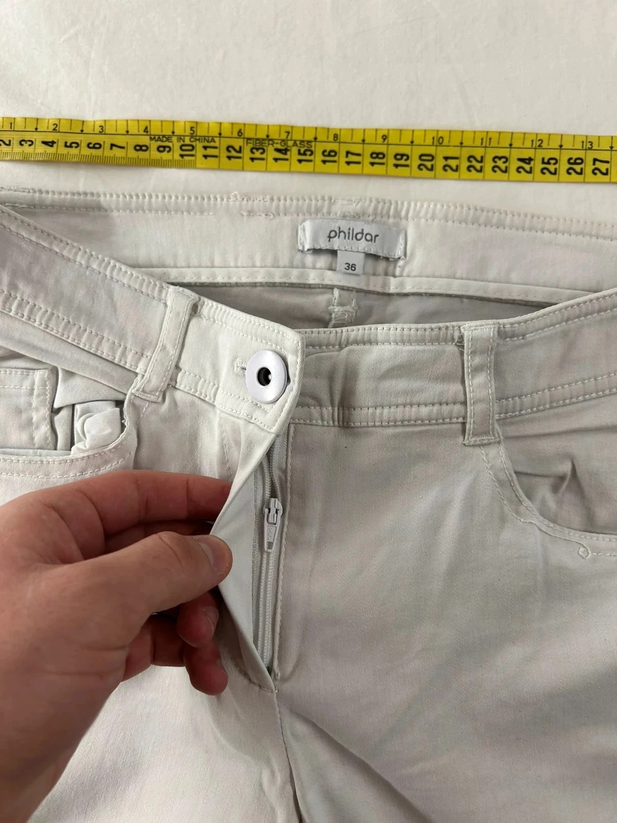 Witte skinny jeans van Phildar – photo 7